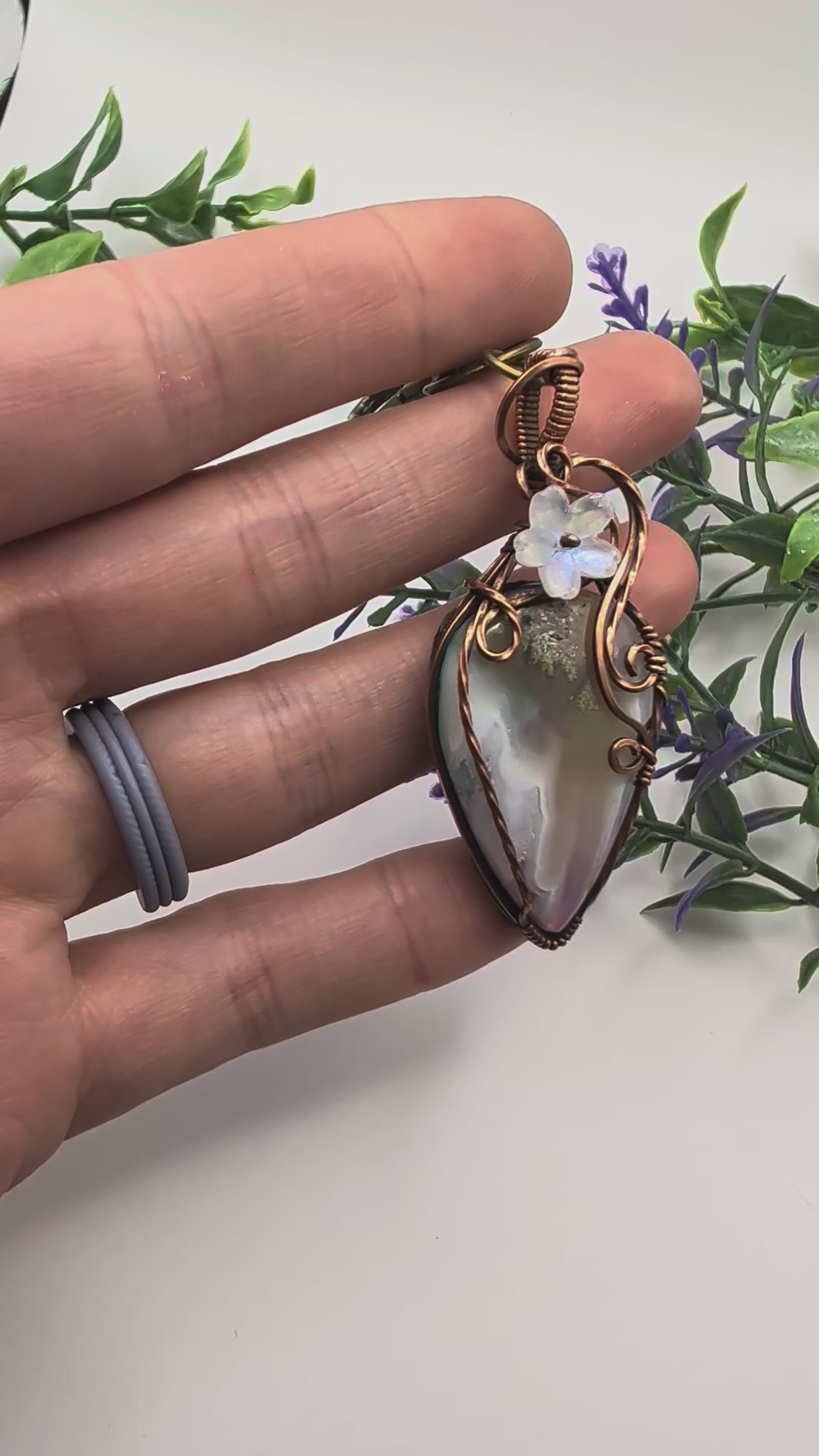 Rainbow Flower Dangle