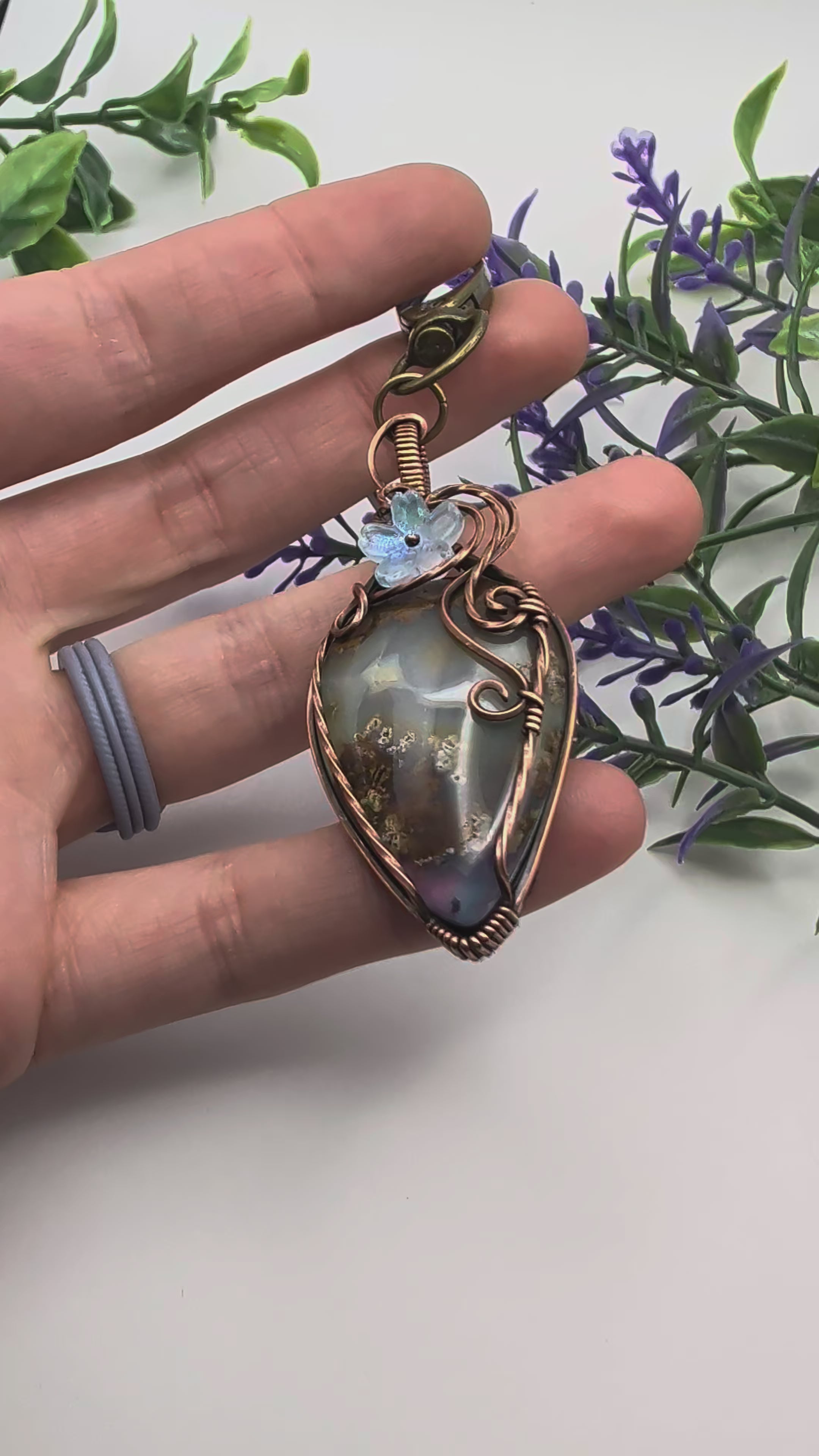 Rainbow Flower Dangle #2