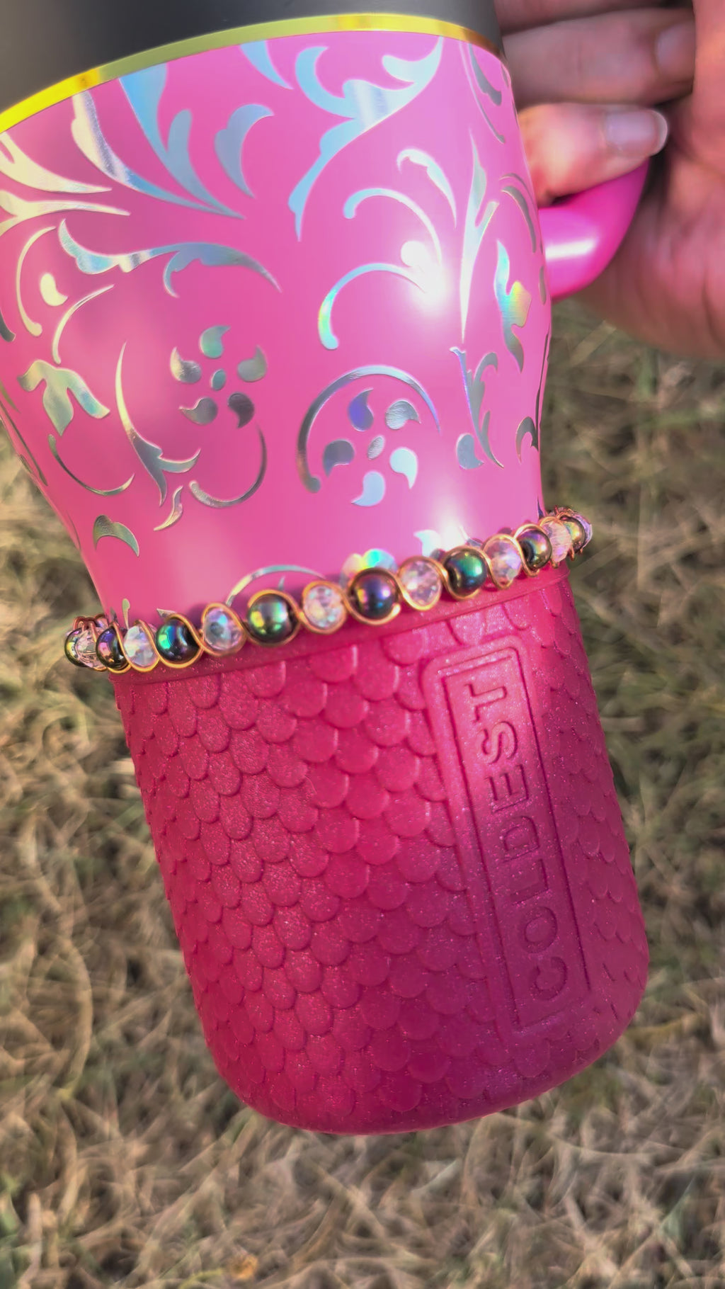 Dark Rainbow Bottle Bracelet