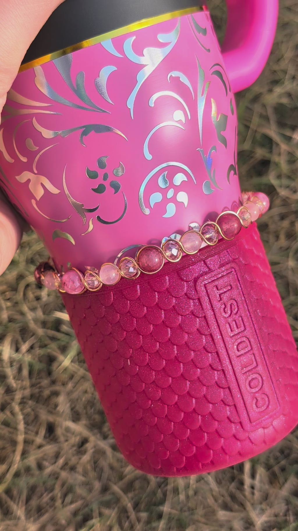 Pink Princess Bottle Bracelet