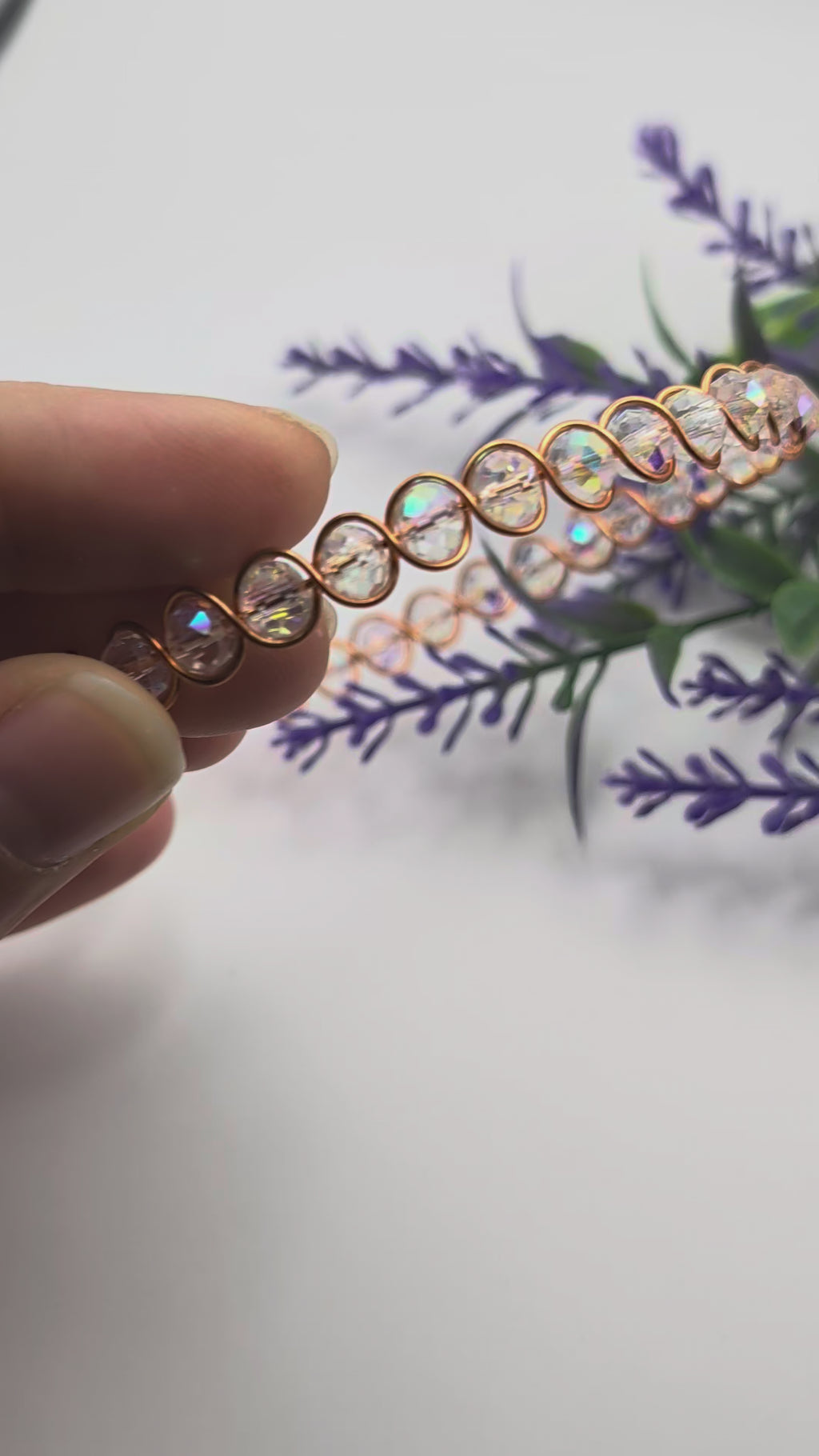 Ice Crystals Bottle Bracelet