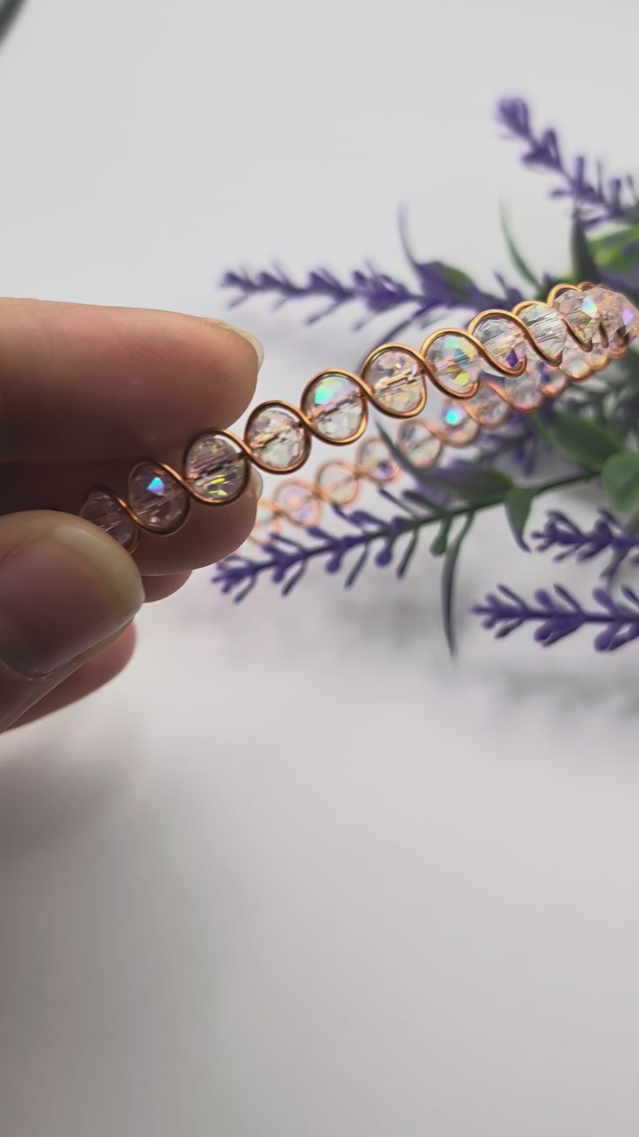 Ice Crystals Bottle Bracelet