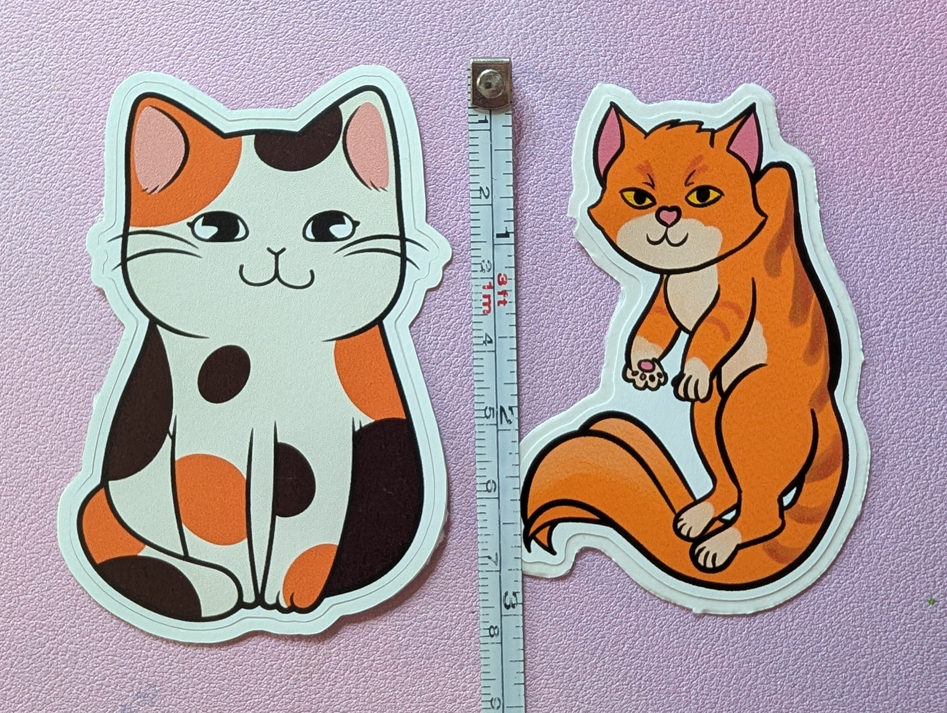 Cat stickers 7 pack