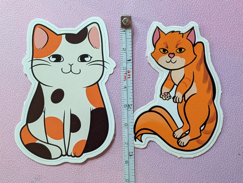 Cat stickers 7 pack