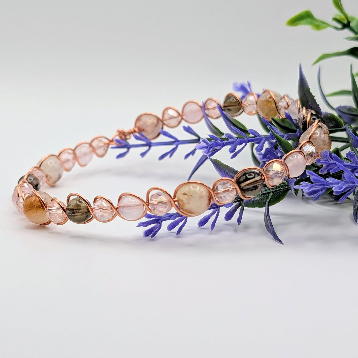 Fire Quartz Bottle Bracelet