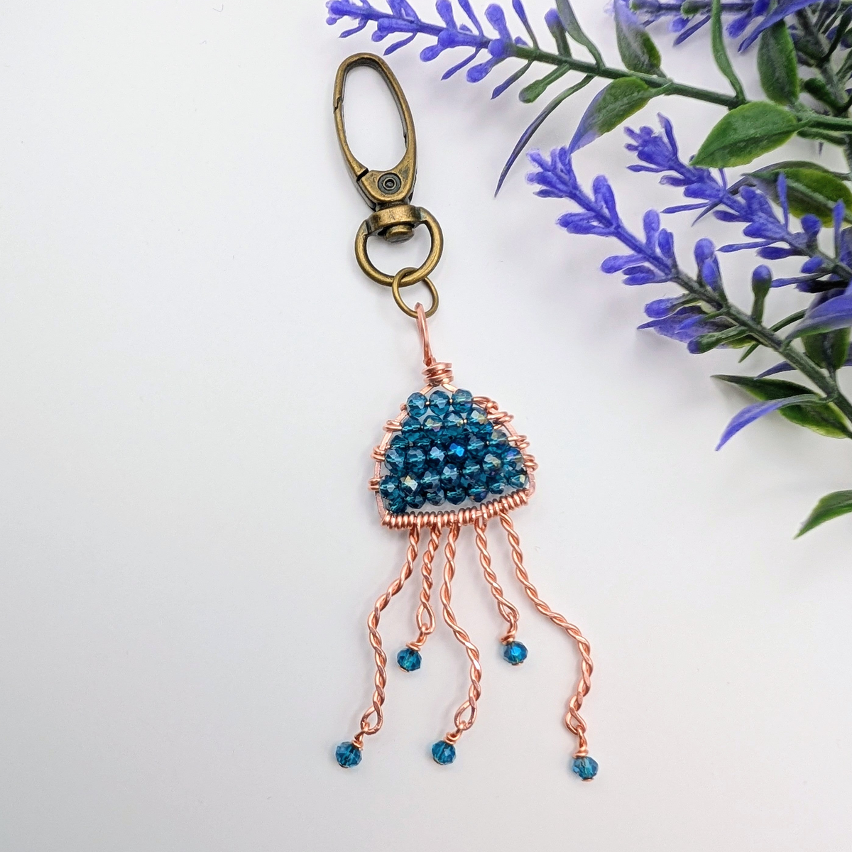 Blue Jellyfish Dangle