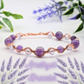 Amethyst arm bracelet