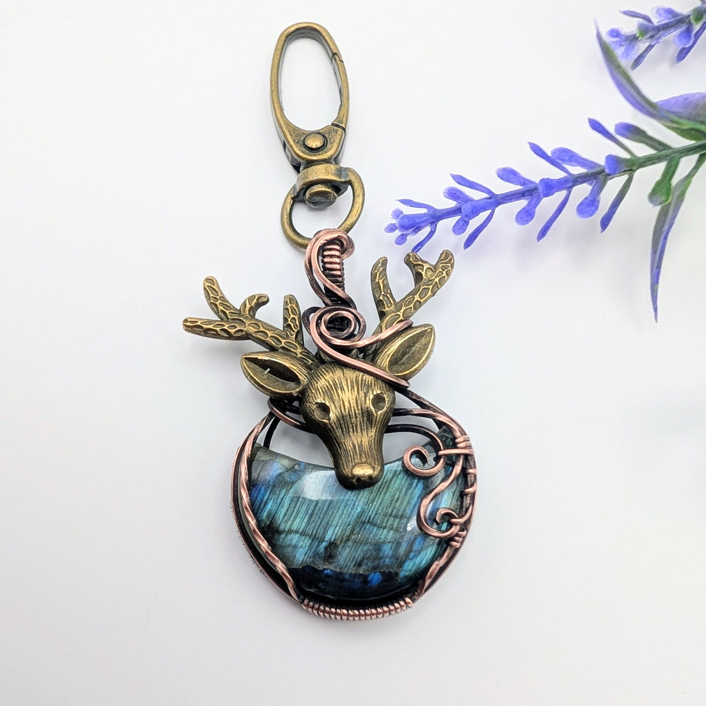 Deer Moon Dangle