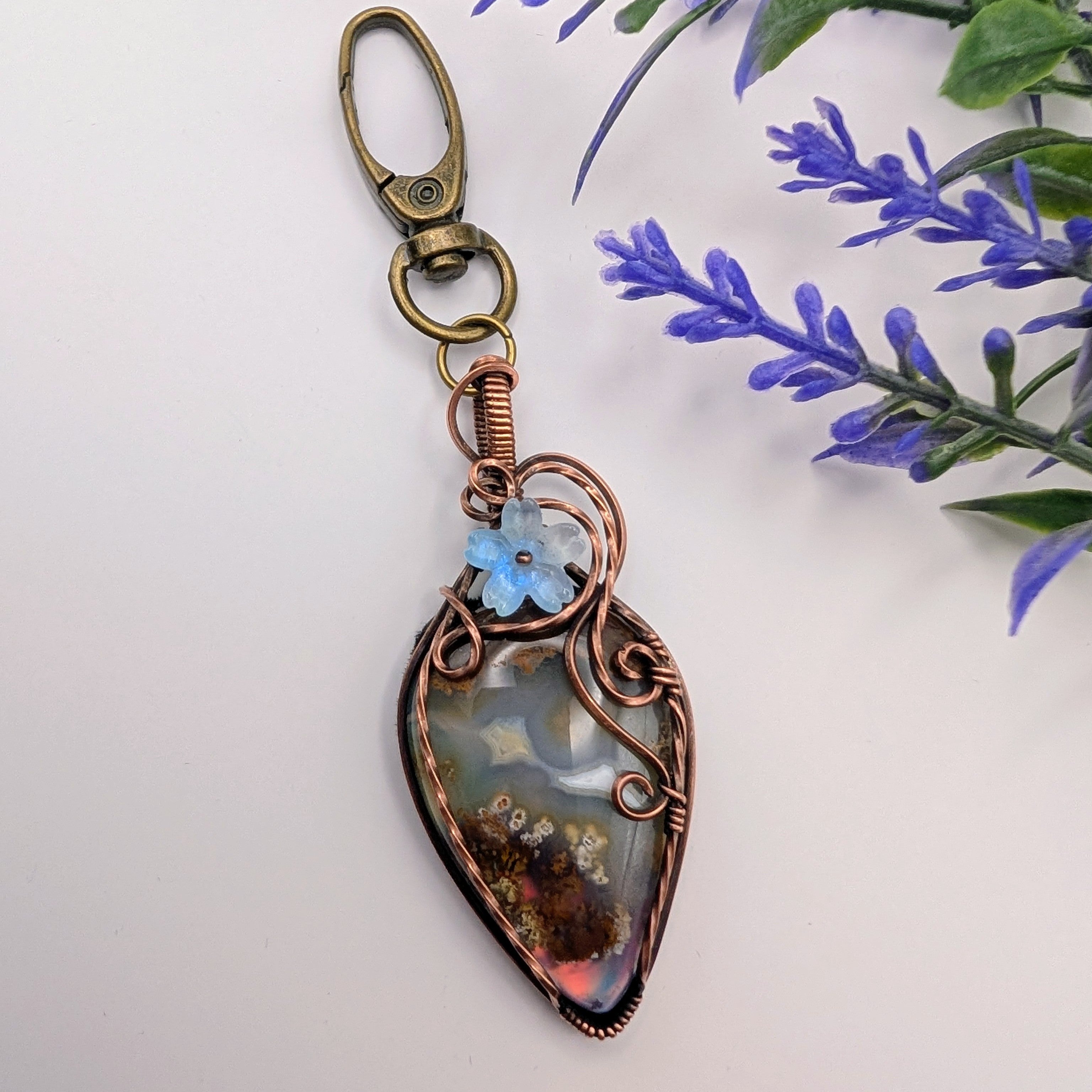 Rainbow Flower Dangle #2
