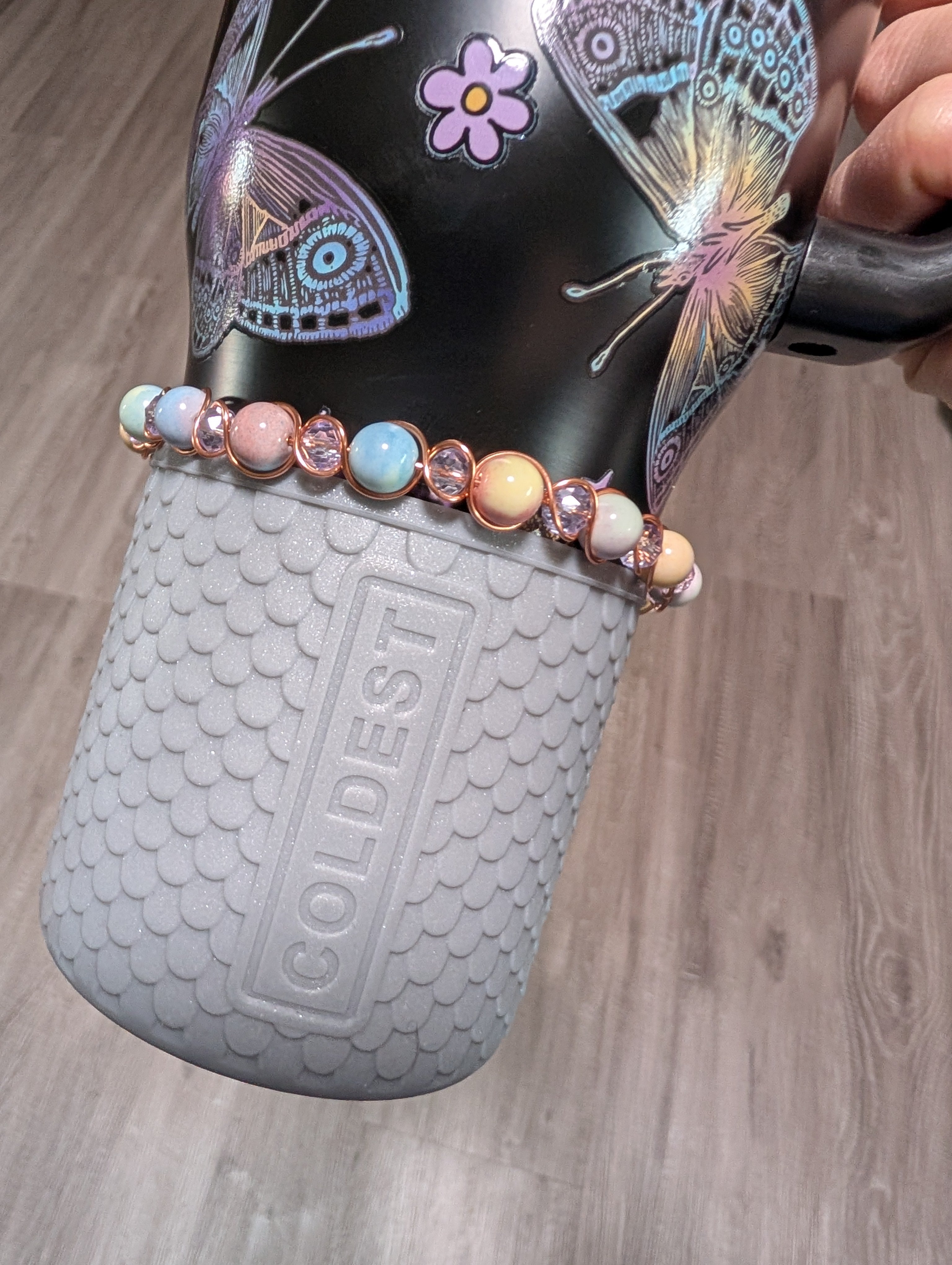 Pastel Rainbow Bottle Bracelet