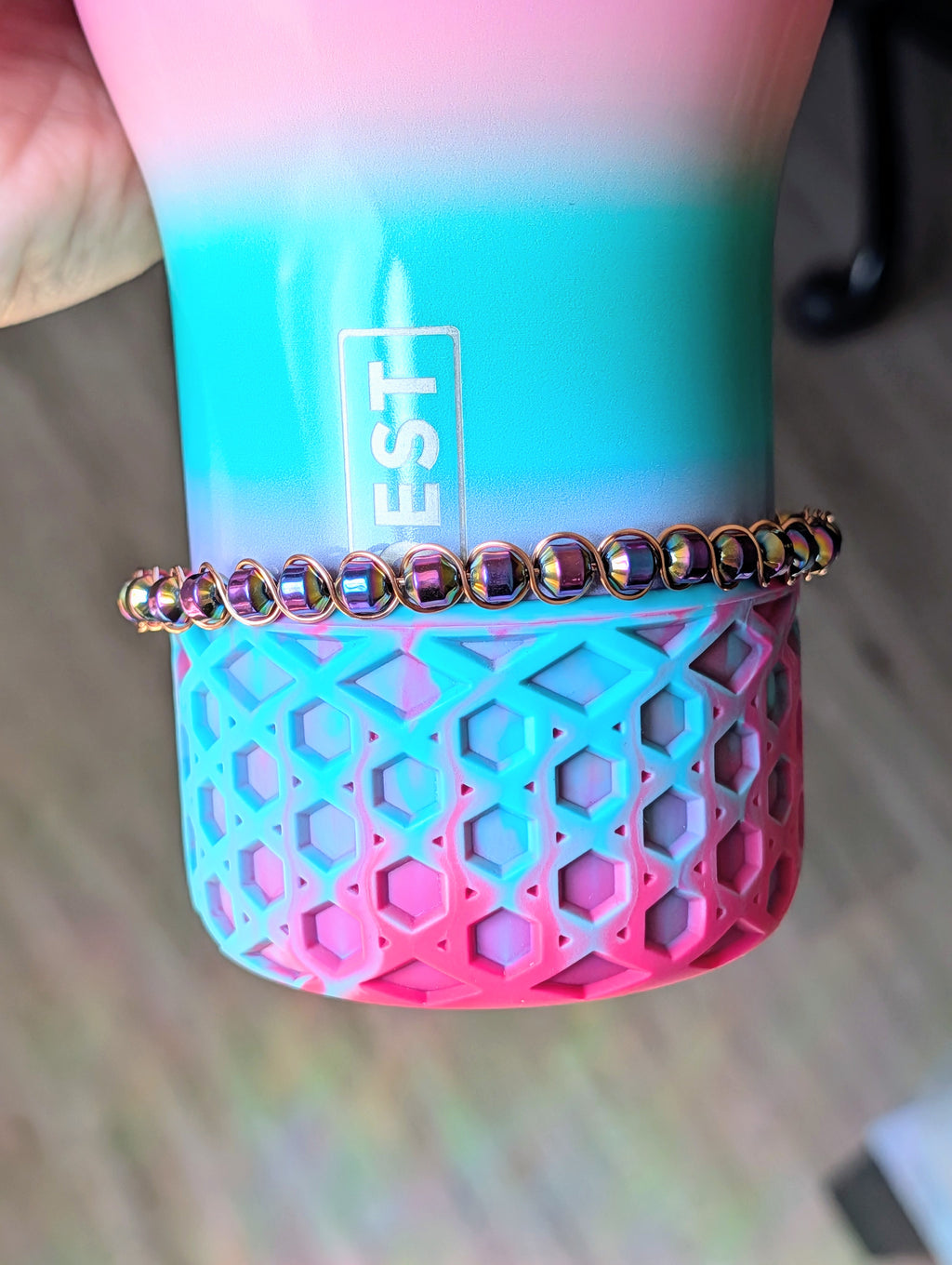 Rainbow Sugar Bottle Bracelet