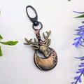 Deer Moon Dangle Copper