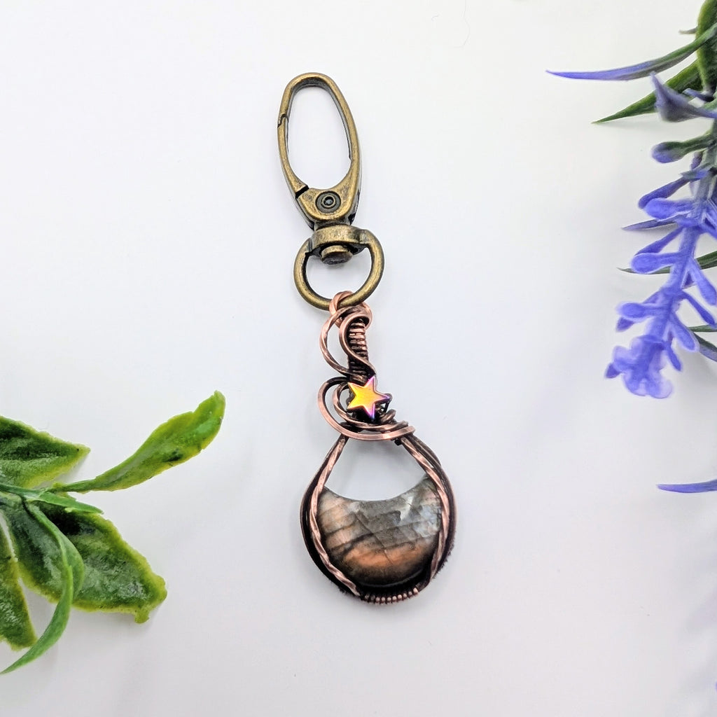 Starry Labradorite Dangle