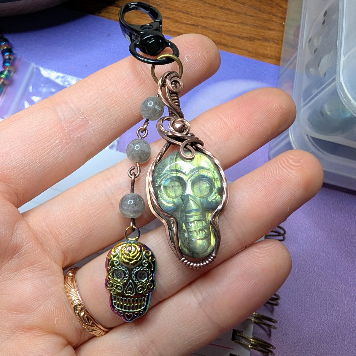 Skull Pendant Dangle