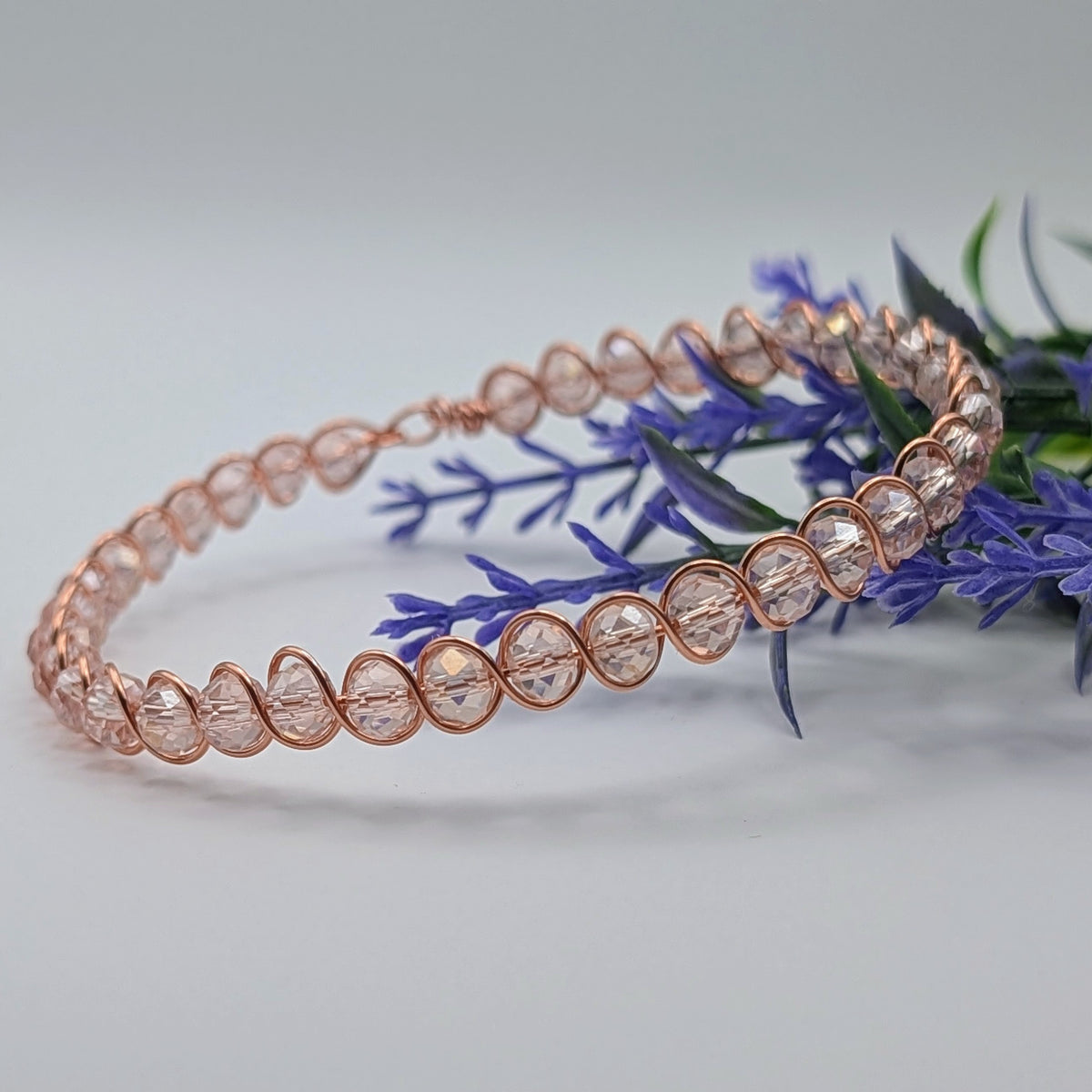 Pink Princess Ice Crystals Bottle Bracelet